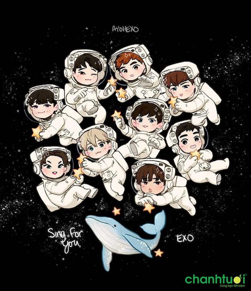 Avatar cute nam EXO