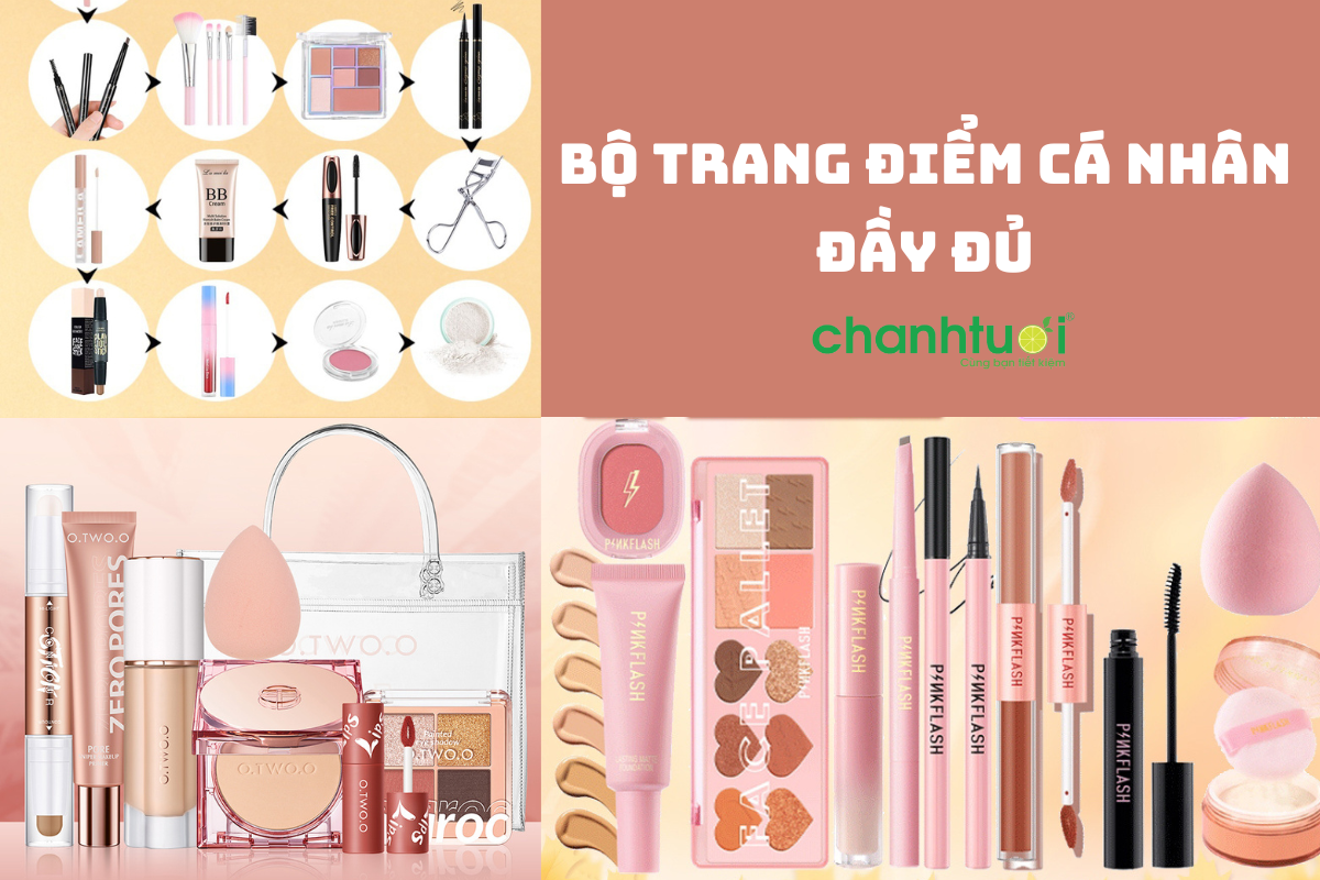 Top 5 bộ trang điểm cá nhân đầy đủ tiện lợi, dễ dùng