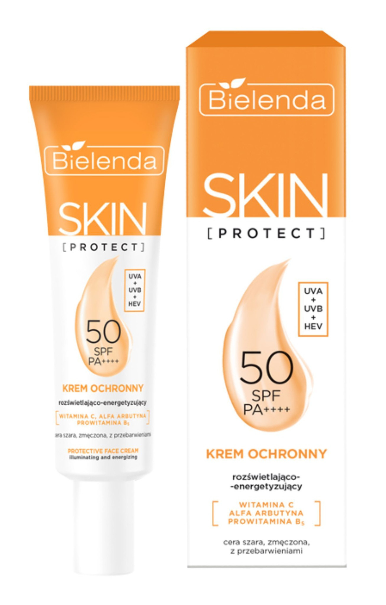 Bielenda Skin Protect Illuminating And Energizing Protective Face Cream Spf 50 Pa++++