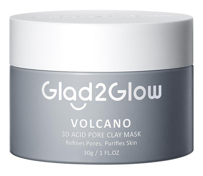 Mặt Nạ Glad2glow Volcano 3d Acid Pore Clay Mask